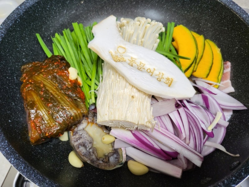 택배맛집 여수돌문어상회 돌문어삼합 밀키트