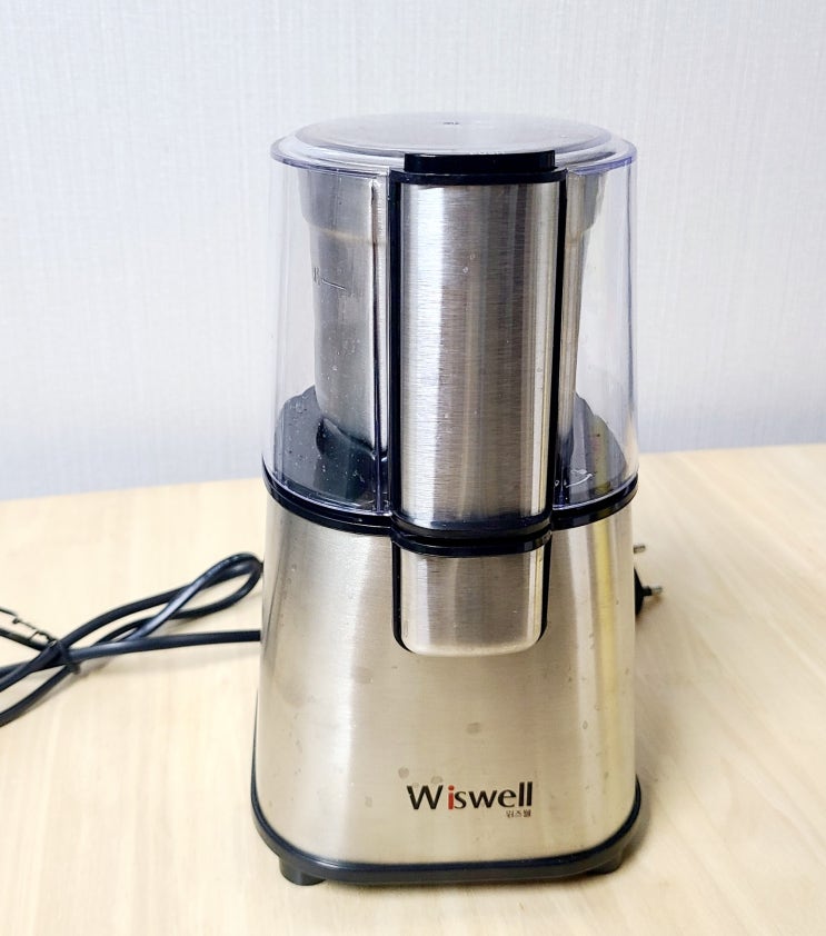 커피 그라인더, 위즈웰 분리형 전동 커피그라인더 WSG-9100 원두분쇄기 커피밀 사용후기