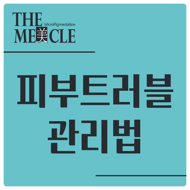  피부 트러블 어떻게 관리하지 ?