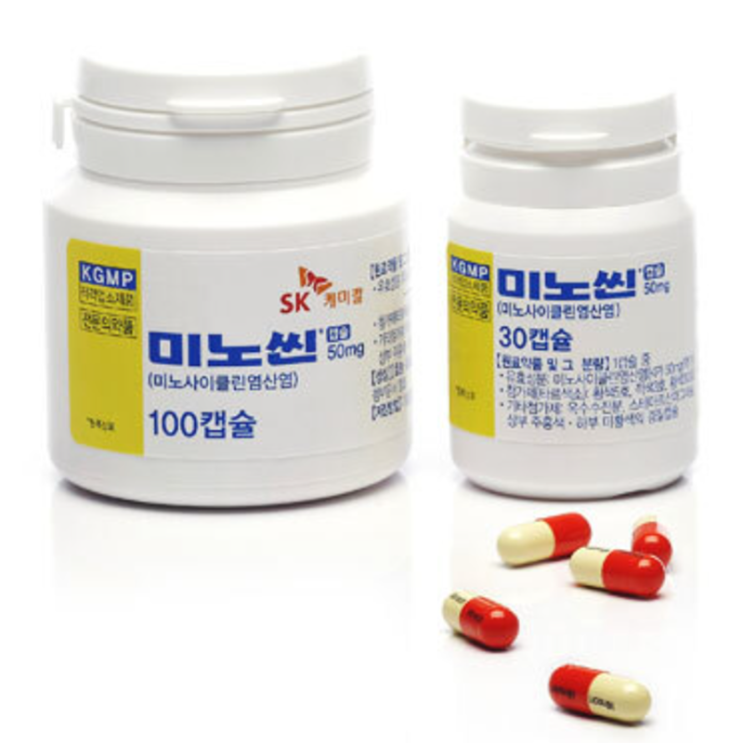 미노씬캡슐 50mg, 꼭 알아야할 내용들(효능/복용법/부작용/주의사항) 미노씬캡슐 50mg, 꼭 알아야할 내용들(효능/복용법/부작용/주의사항)