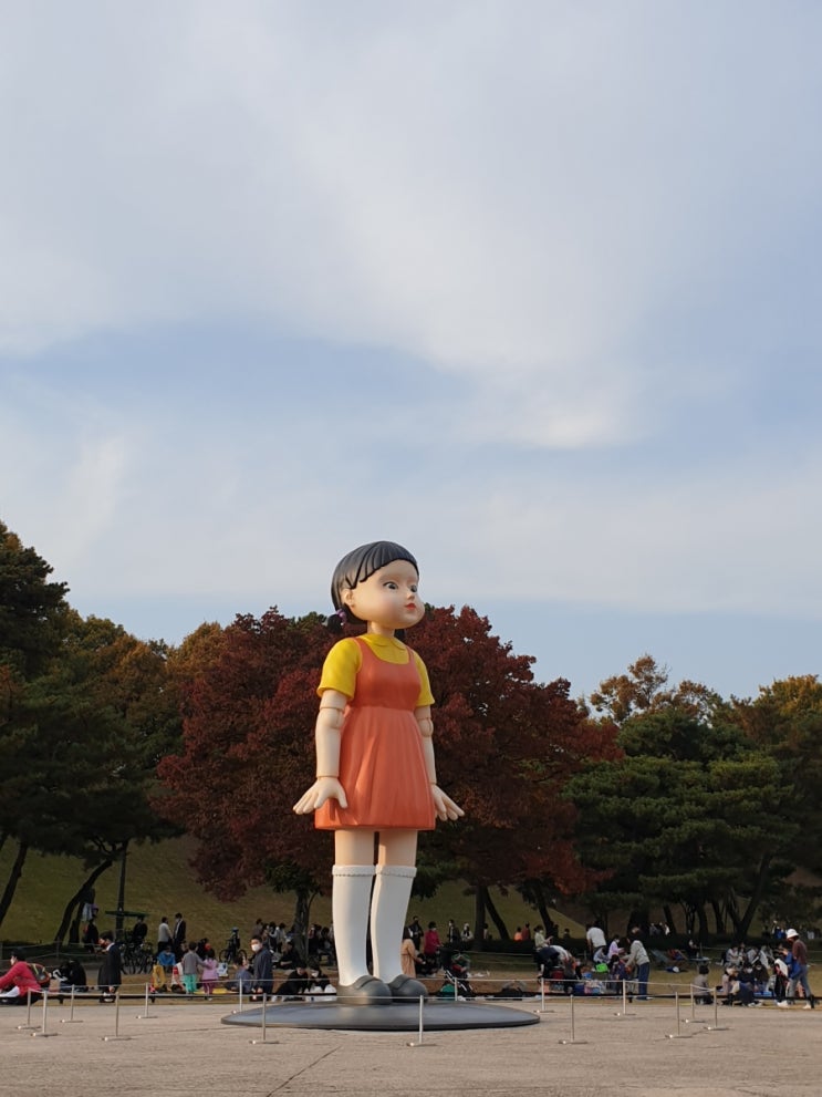  올림픽 공원 오징어게임 영희 보고 온 후기