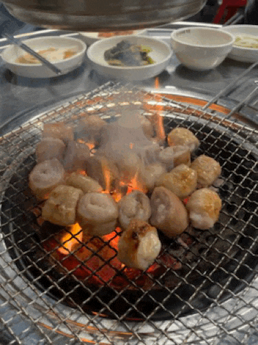  마산 회원동 막창과 닭목살이 있는 참숯타는 대구막창 :)
