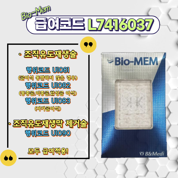 [비앤메디] 치과용 비흡수성 멤브레인 Bio-Mem(보험적용가능)