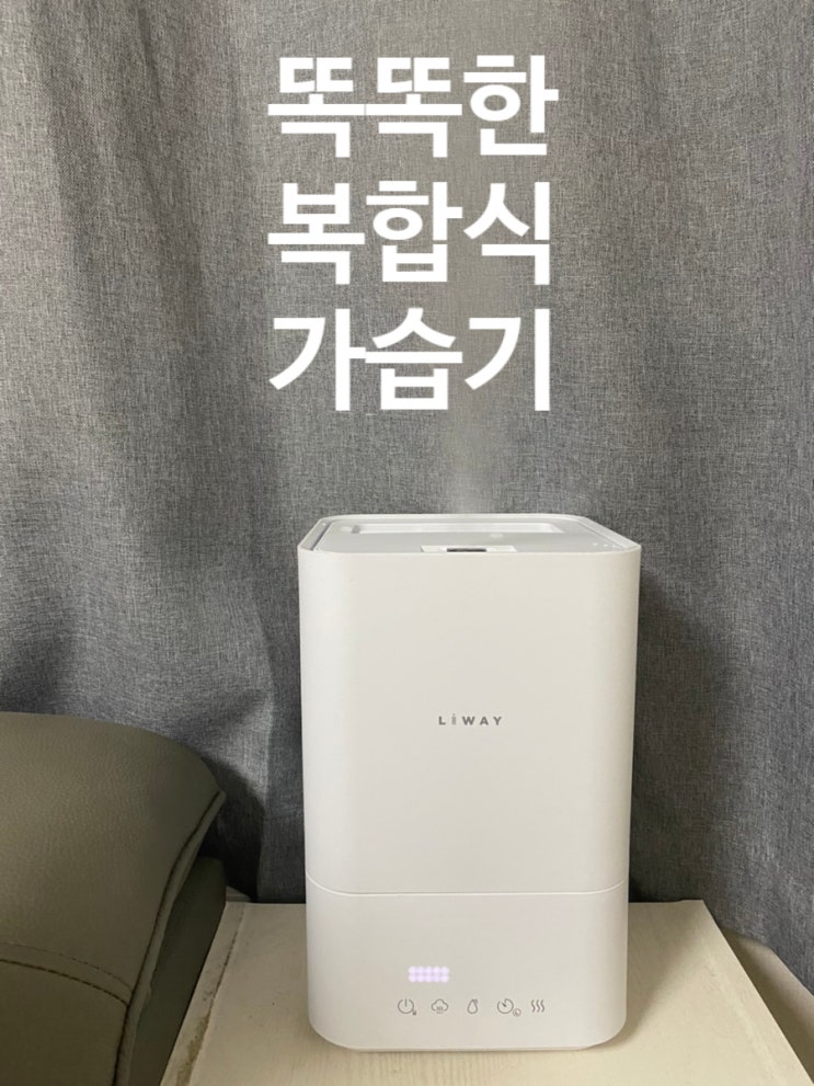  리웨이 복합식 가습기 LWS-B55KC 로 초음파와 가열식 가습을 한번에