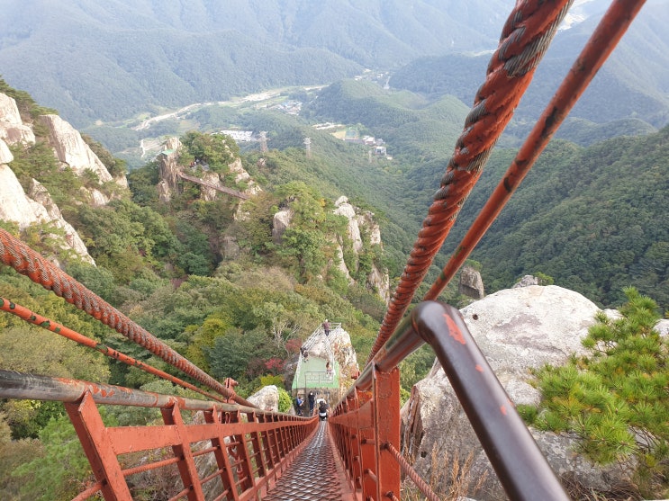  전북 완주 여행 대둔산 케이블카 금강구름다리 뿌셔뿌셔