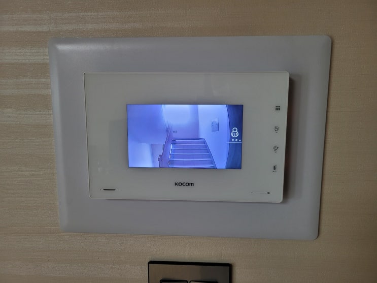  양주시 덕계동 푸르지오 코콤 비디오폰 K6B VP-U701 설치 후기