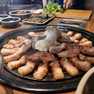  인천청라맛집 초밀도 삼겹살 육시리 두번째 방문후기:))
