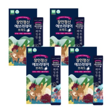  감기에 좋은 영양제 추천장인정신 에브리데이 도라지배즙 브리드4박스