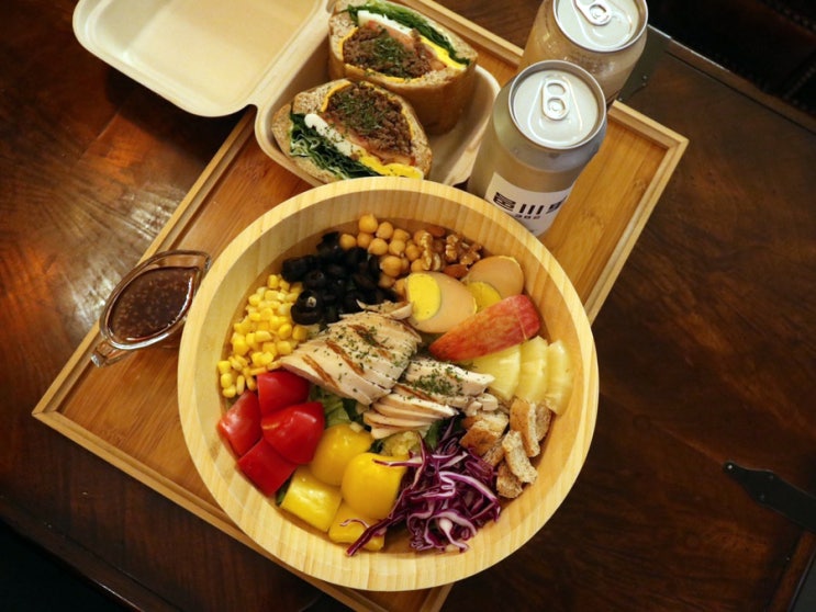  송도디저트카페 송도동맛집 읍천리382 샐러드 샌드위치 최고다