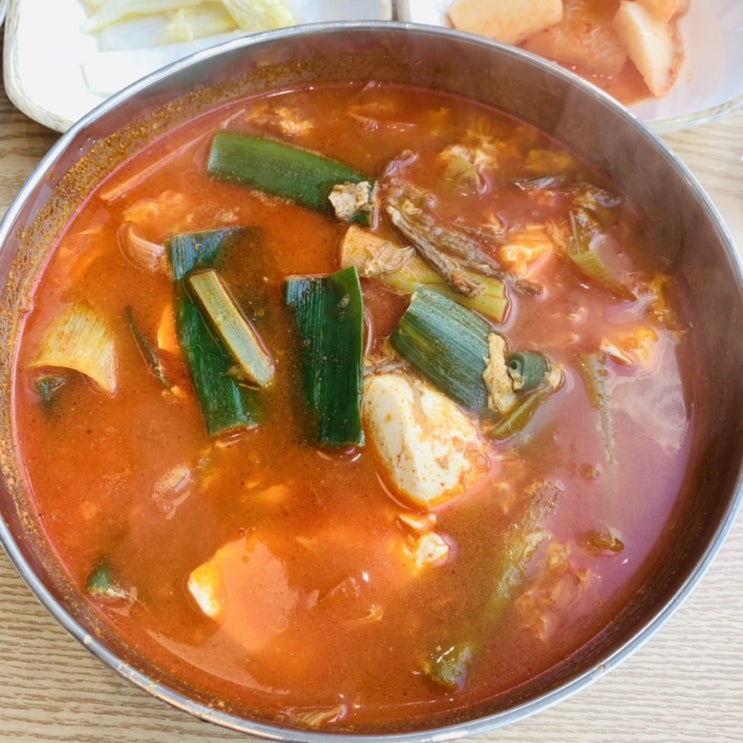  하남 미사 육개장 맛집 [육대장] 순두부 육개장 런치 할인에 만두까지 