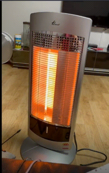 따뜻한 할로겐 한일 전기 히터 난로 EHV-1100