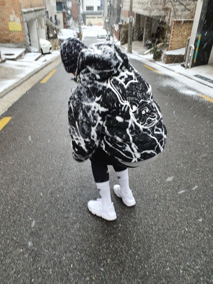  제대로 첫눈!!!아이와 데이트