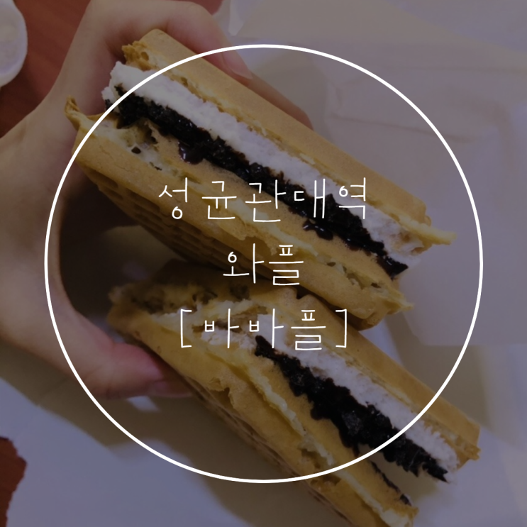  성균관대역 [바바플] 수제와플 맛집