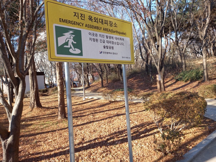  인천광역시 연수구 신연수역 근처의 솔밭공원 사진입니다.