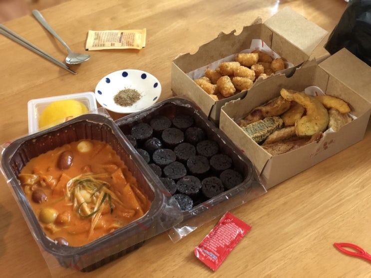  나혼자산다 준호가 먹은 감자 폭탄 로제떡볶이 먹어봤어요! 매콤달달 "삼첩분식"