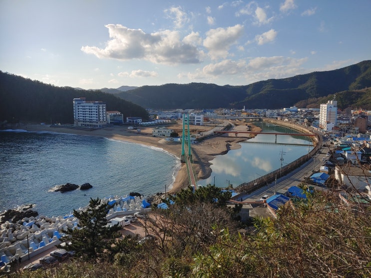 경상북도 영덕여행 (섬에서 산으로 변한 죽도산/ 등대에서 전망대로 새롭게 태어난 죽도산전망대)