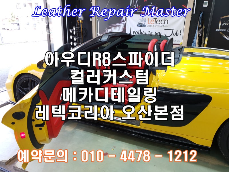오산 수목원로 / 실내커스텀/염색 / 아우디 / R8