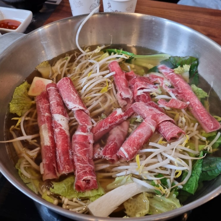  샤브샤브 맛집 추천 홈인샤브 미룡점