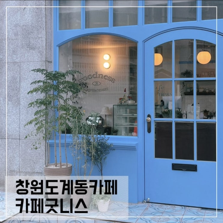 창원도계동 신상카페 카페굿니스; 도리단길 카페 goodness