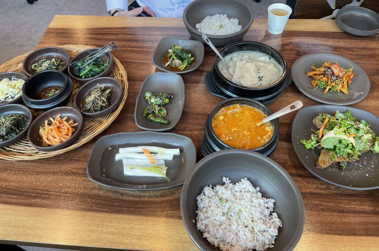  구월아시아드 맛집 보릿고개 건강한밥상 한식 한끼 , 푸짐한 보리밥정식