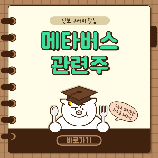  메타버스 관련주 대장주 주식 전망 총정리