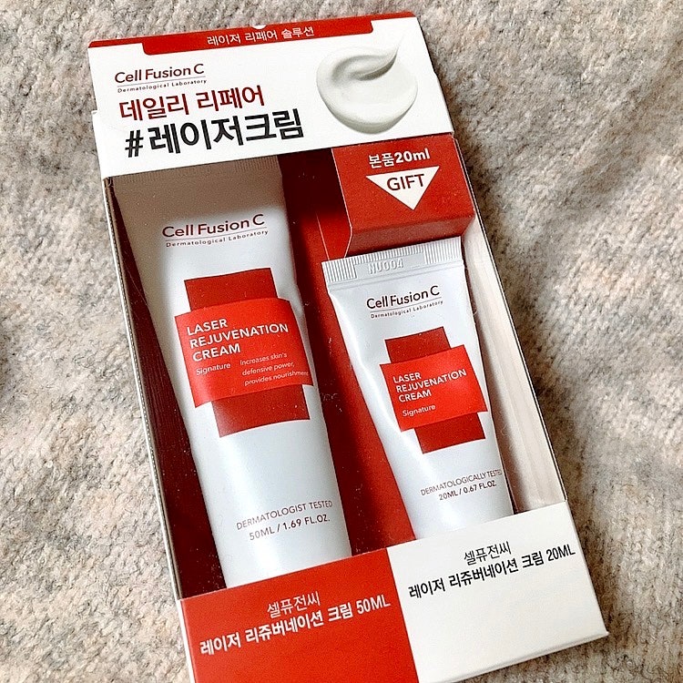 민감성피부를 위한 재생크림으로 셀퓨전씨 레이저크림 사용한 후기