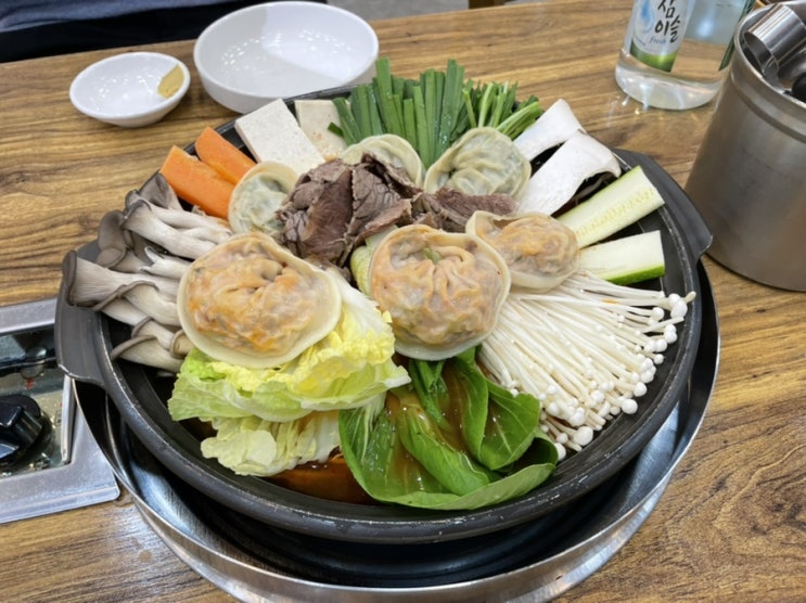  뜨끈한 국물이 생각나는 겨울음식, 만두전골 맛집 의정부 서락원