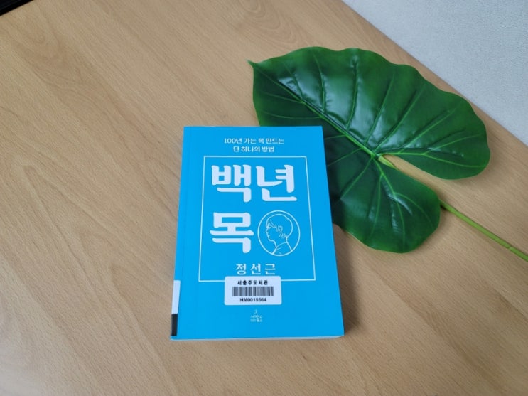  목 만드는 단 하나의 방법 백년목