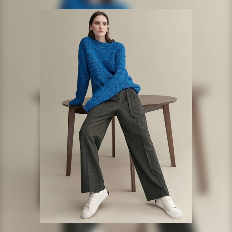 타하리 21FW 울혼방 벨티드 와이드 슬랙스 패션정보 타하리 21FW 울혼방 벨티드 와이드 슬랙스 패션정보