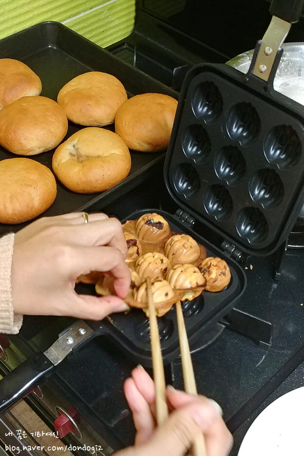  홈베이킹 단팥빵 레시피, 호두과자 레시피