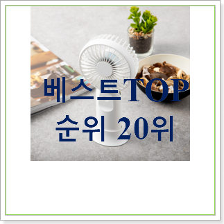  후회없는 손선풍기  탑30 순위 남편도 인정하네요