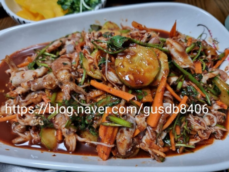 인천 북성포구 내 돈 내산 자연산 광어회 꼴뚜기 무침~ 인천 북성포구 내 돈 내산 자연산 광어회 꼴뚜기 무침~