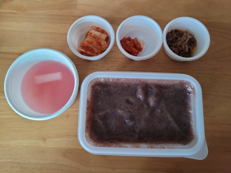  본죽 단팥죽 동지 메뉴로 추천
