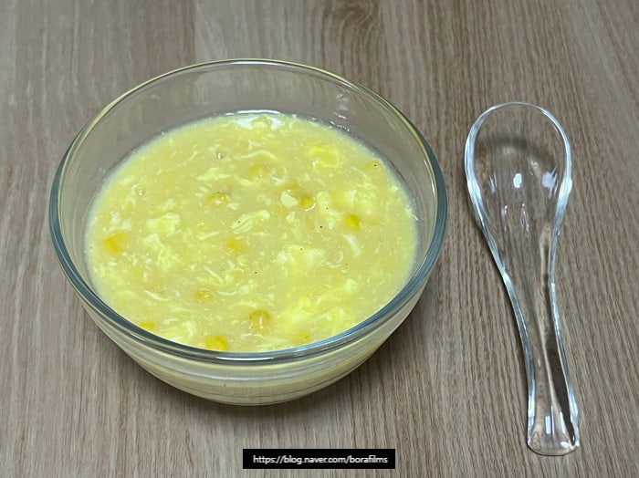 위미껑 玉米羹 : 옥수수캔, 달걀로 만드는 초간단 광동요리