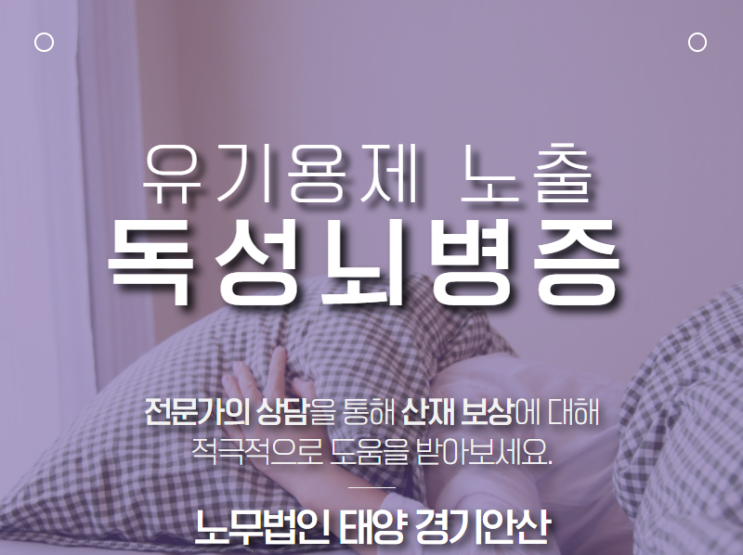  조선업 도장공에서 발생한 경증 독성뇌병증, 기질성 기분장애 산재