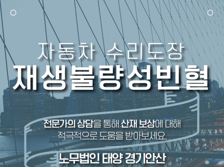  재생불량성빈혈의 산재 입증 및 산재보상