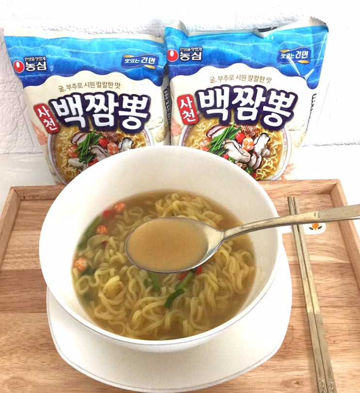 농심 사천백짬뽕 건면으로 칼로리 부담없는 해장 굴라면 농심 사천백짬뽕 건면으로 칼로리 부담없는 해장 굴라면