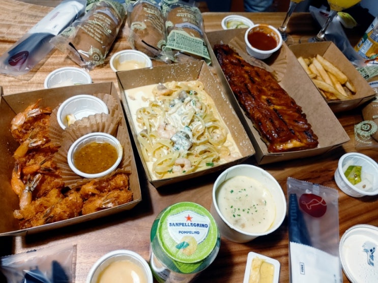  부산 반여동 아웃백 배달의 민족 후기c