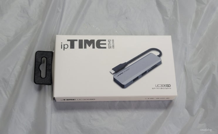 C 타입 허브 IPTIME UC306SD 개봉 사용기