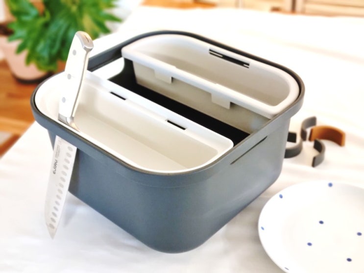 싱크룸 설거지통/수저 칼 분리수납으로 안전한 대형 설거지통 구매 후기