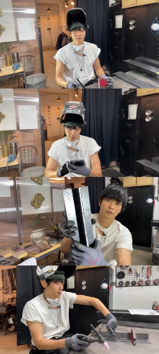 용접으로 레전드 찍은 강동원 용접으로 레전드 찍은 강동원