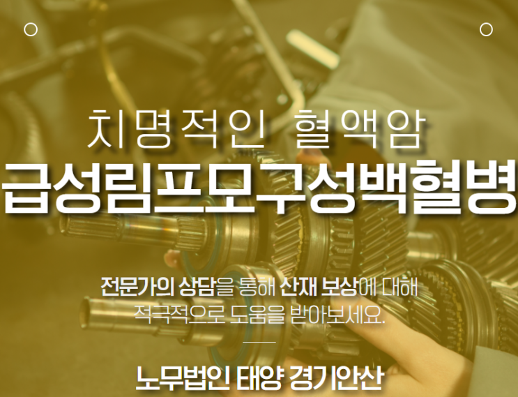  경기 산재노무사, 자동차 부품포장직의 급성림프모구성백혈병