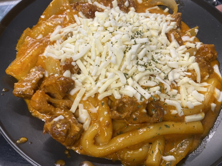  오늘의 일상 일기# 점심으로 맛있는 가경동 매우당 로제 갈비찜을 먹었어요!