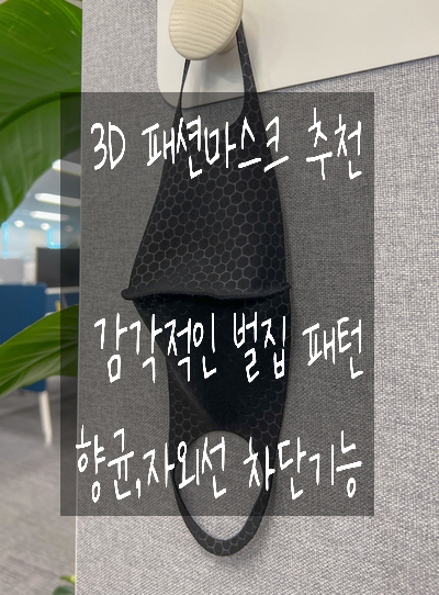  착용감 좋은 3D 패션 마스크 추천!