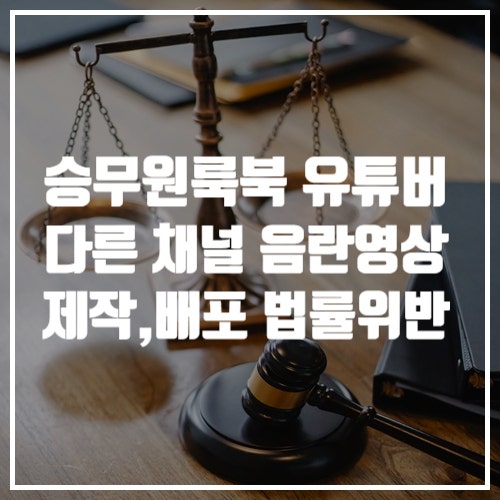 승무원룩북 유튜버 알고 보니, 음란 동영상 제작 판매, 배포는 성매매법 위반