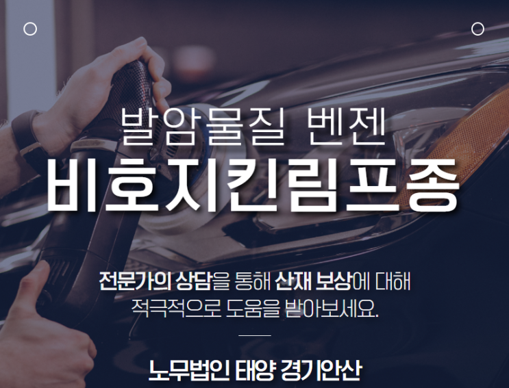 자동차도장직 산재 : 자동차 도장 근로자에게 발생한 비호지킨림프종