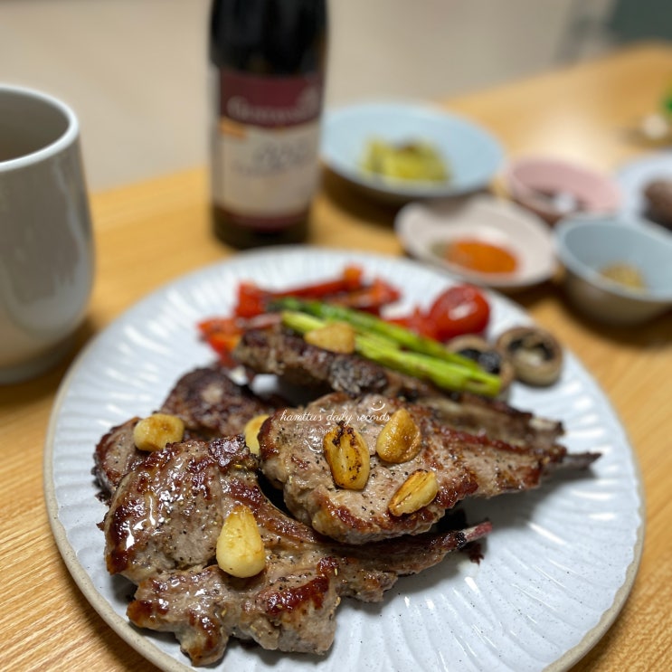  홈 파티 요리 '양갈비 스테이크' 집에서 맛있게 만들기