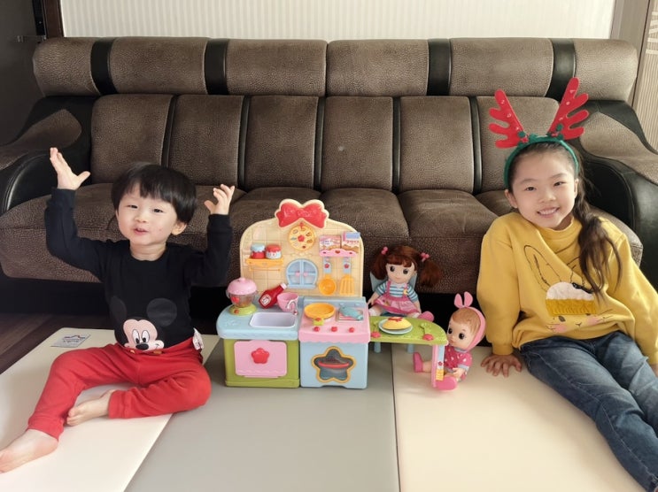  반짝반짝 달님이 유아장난감, 주방놀이로 역할놀이해요