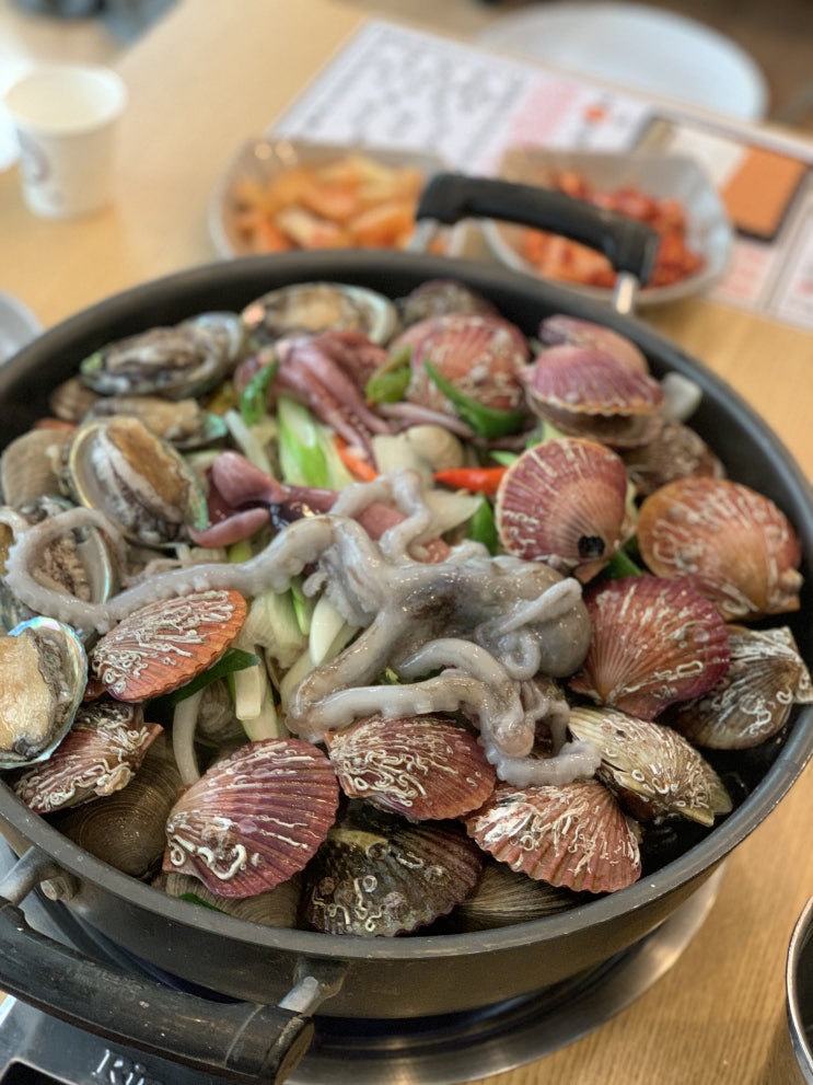 [소래포구역 맛집] 통큰칼국수, 종합어시장 광어회, 빵선생