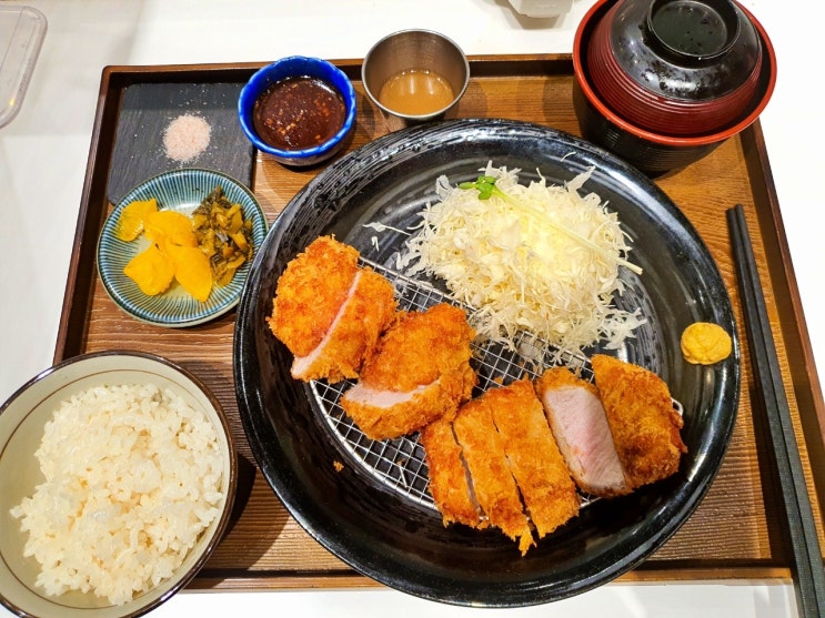  하남 스타필드 돈까스 맛집 '크레이지카츠' 점심 먹기